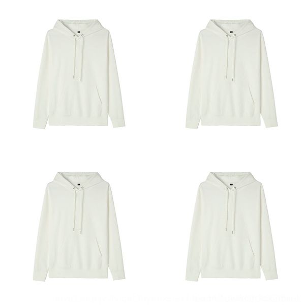 

smn5o white color hooded sleeve loose men's long pullover class white sweater pullover solid clothes thin blank available 4fr4r, Black