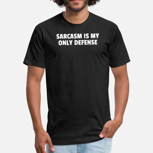 

sarcasm is my only defense designers graphic t shirt funky hiphop slim fit tracksuit hoodie sweatshirt