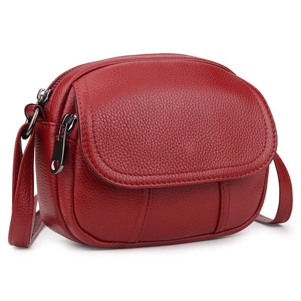 

100% genuine leather mini crossbody bags women cow leather shoulder messenger bag luxury fashion small handbags