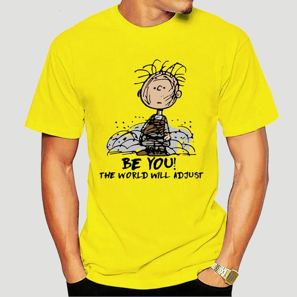 

brand charlie brown be you the world will adjust t-shirt 2019 summer men short sleeve t-shirt-3923d sport hooded sweatshirt hoodie