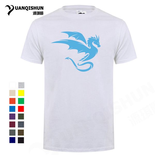 

спорта чистого хлопка мужская с коротким рукавом рубашки ancient животных дракон тотем spitfire дьявол монстр магии стильный tops подарков ф