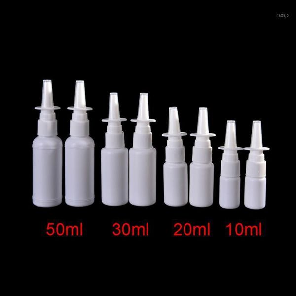 

storage bottles & jars 2pcs plastic pump spray nasal packaging empty mist nose refillable bottle1
