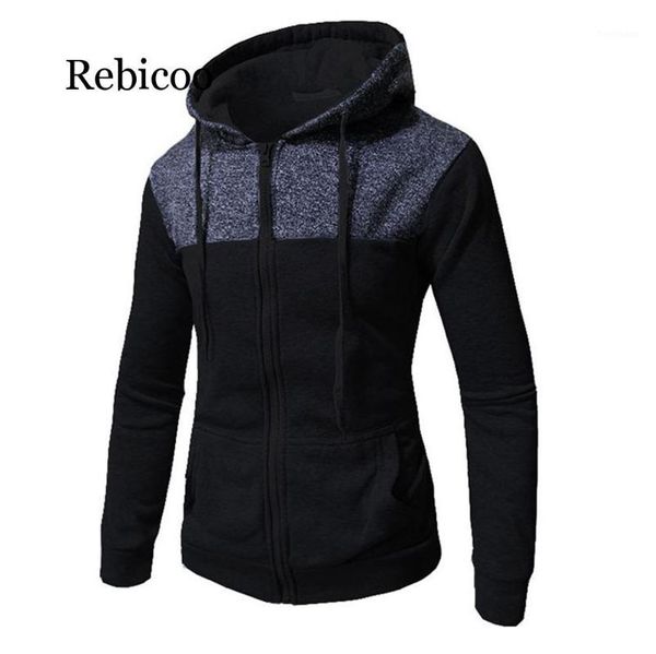 

rebicoo baseball jacket men 2019 fashion mens slim fit college varsity coats male stylish homme outwear1, Black;brown