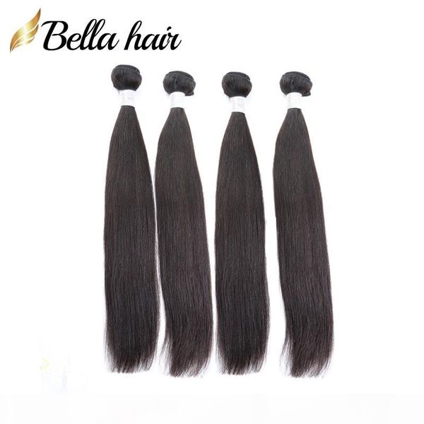 

brazilian virgin hair bundles extensions 10"-24" human hair weft body wave natural color full head 4pcs dhl bulk wholesale bella h, Black