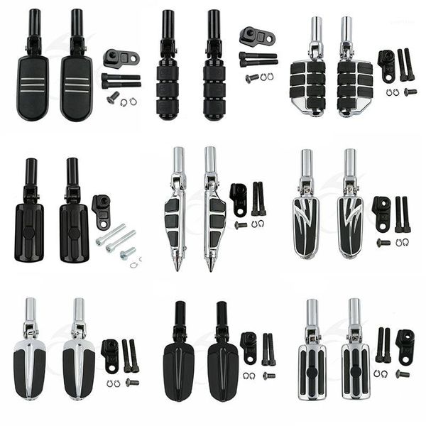 

motorcycle foot peg rest footrests for softail slim fls flss 2012-2018 cross bones flstsb 2008-20111