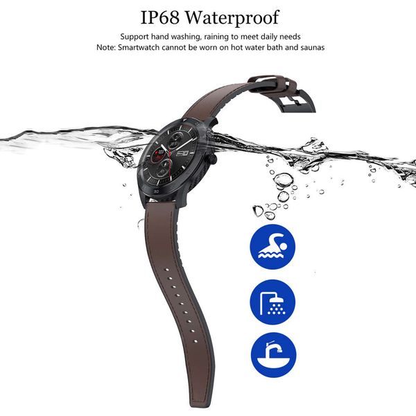 

dt98 bluetooth ip68 waterproof heart sleep pedometer detector satch watch smart