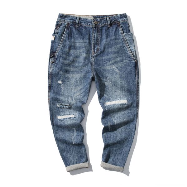 

llnqy 2020 autumn new broken worsted worsted casual and k17 luoye luoye 2020 autumn hole broken new hole casual jeans and jeans k17 d5oj1, Blue