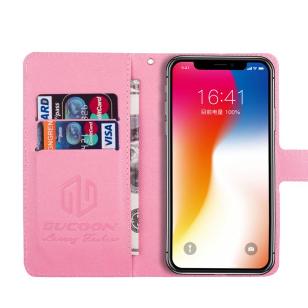 

43fgcartoon wallet gm gucoon 8 pu leather cover for general mobile gm8 go lovely cool phone case bag