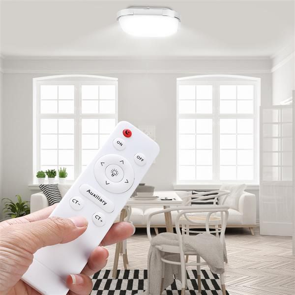 

85-265v led ceiling light square shape lights living room bedroom lamp stepless dimming(18w) high brightness ceiling lights