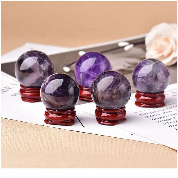 

natural dream amethyst ball reiki healing stone home decoration energy stone gemstone ball mineral meditation orname qylqmy, Black