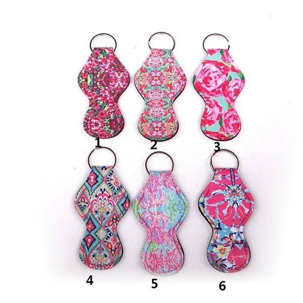 

factory price lipstick neoprene for holder keychain girl chapstick sale favors valentines gift durable random color
