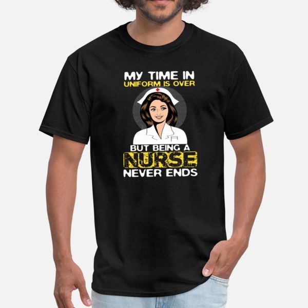 

my time in uniform is over but being a nurse never designers graphic t shirt fun vintage sportswear tracksuit hoodie sweatshirt