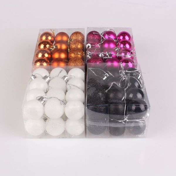 

christmas ornament for xmas home decor light plastic balls natal deco one barrel ball 3cm 2021 hanging pendent new year
