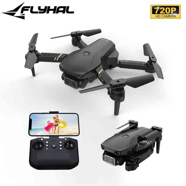 

eachine & flyhal e69 rc mini drone wifi fpv with wide angle hd real 720p camera foldable arm quadcopter helicopter dron toys