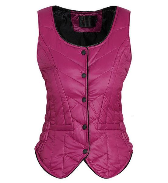 

down jacket vest women short paragraph self-cultivation warm vest harness winter brand female shirt liner waistcoat, Black;white
