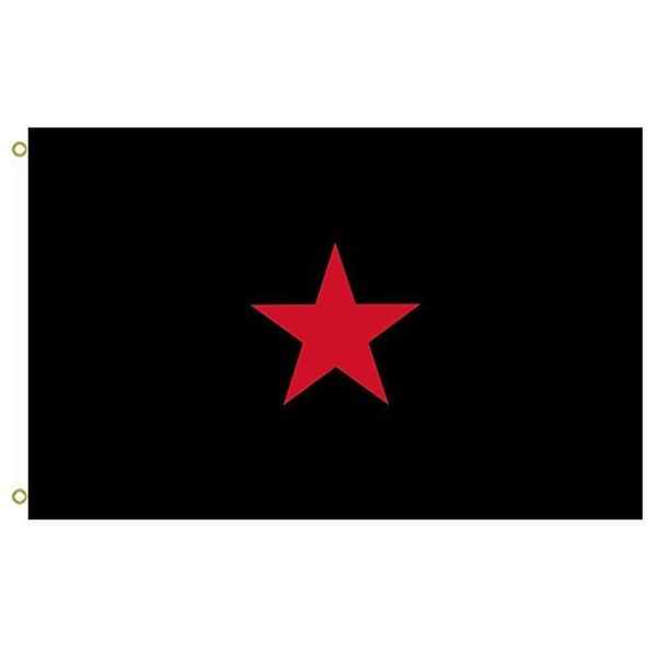 Alta qualità EZLN Flag Banner Capital 3x5FT 90x150cm Festival Party Gift Sport 100D Poliestere Stampato Bandiere e striscioni Volanti!