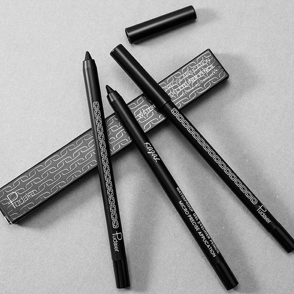 

waterproof beauty makeup cosmetic eye liner pencil black liquid eyeliner pen smudgeproof black eyeliner yl