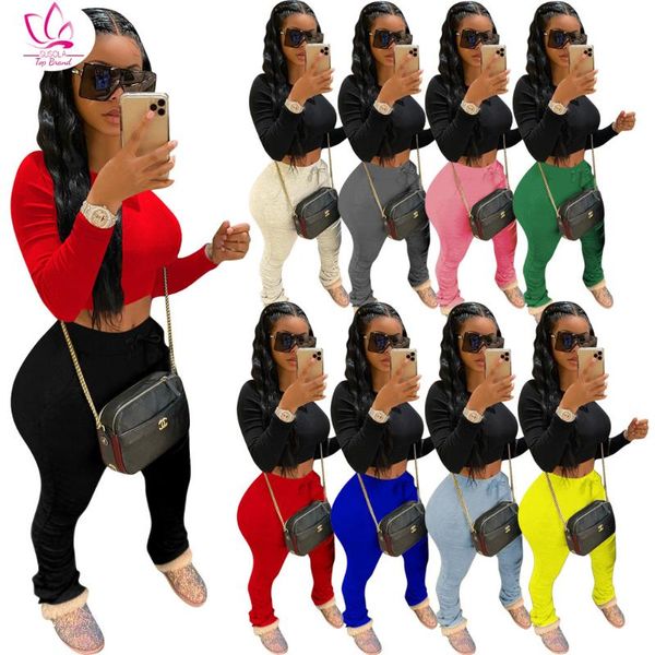 

s-4xl women elastic stacked pants leggings high waist flare bell bottom ruched stack trousers draped jogger pants sweatpants, Black;white