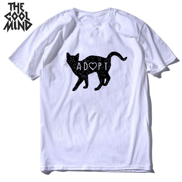 

сыпучие кошка печать мужчин майка случайные короткий рукав летние мужчины тенниску о-образным вырезом тенниска мужчин футболки топы с капюшо