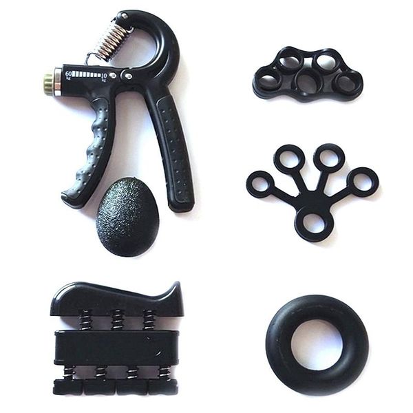 

horizontal bars 6pcs adjustable hand grip ball finger stretcher silicone fitness equipment set