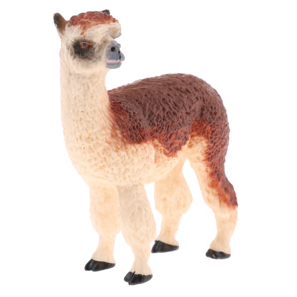 

simulation wildlife alpaca animal model action figures toys kid educational toy home office collectibles decoration