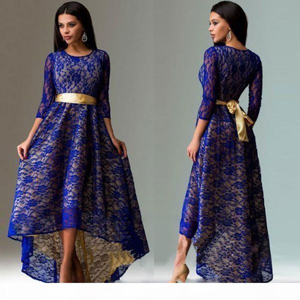 

летние платья 2016 года для женщин в vestidos sexy кружева полые нерегулярное элегантный большой размер одежды марочные шарика выпускного ве, Black;gray