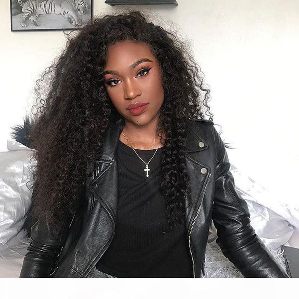 

парик фронта бразильский человеческих волос парик шнурка kinky завитые pre щипковых hairline шнурка курчавый полный парик шнурка бразильские, Black;brown