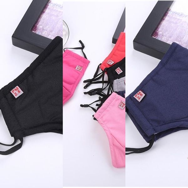 

mouth orwuselling reusable cotton masks anti-dust fabric washable face mask with filter