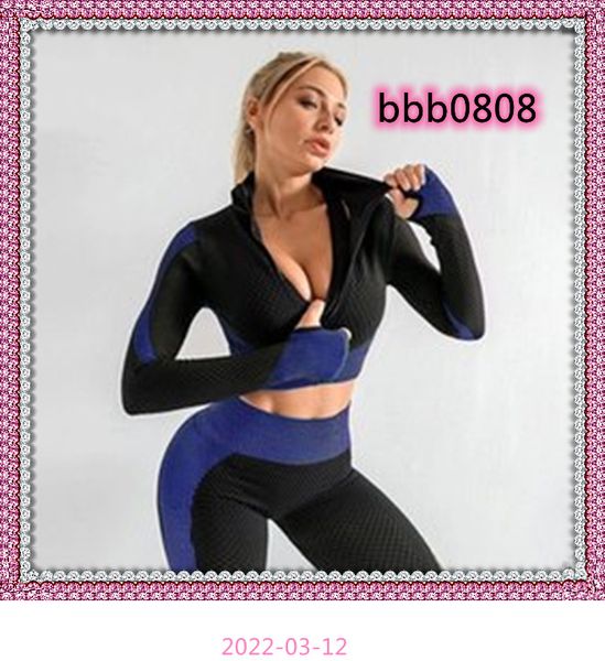 

tech wear tracksuits fashion april grass brand designer womens yoga suit gym wear set zipper sportwear tracksuit fitness sport clothes 2 pcs, Gray