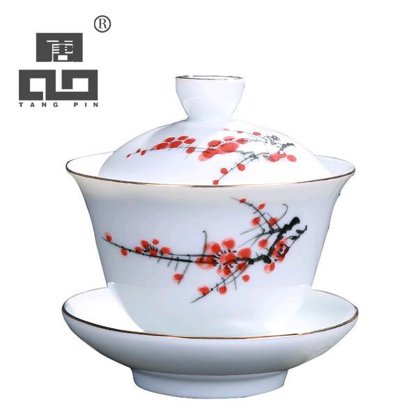 

tangpin ceramic teapot kettle gaiwan handpainted teacup porcelain chinese kung fu tea sets tangpin ceramic bbyudk bwkf