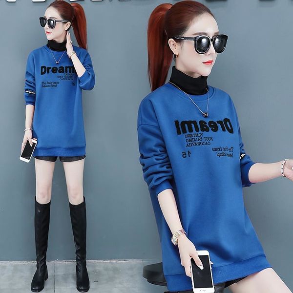 

cashmere and thickened high collar pullover women's clothes new autumn / winter small foreign style junior coat in 2020, Black