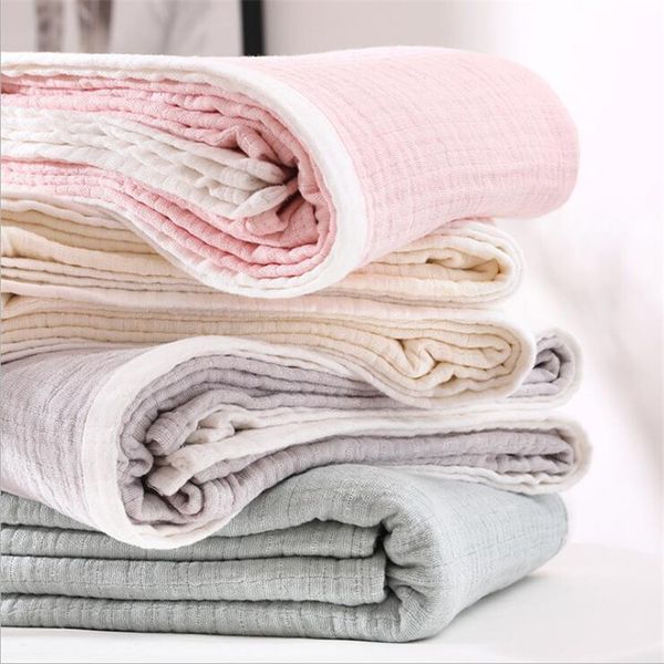 

29 colors 100% cotton muslin bed cover home textile kids muslin bed blanket home sofa bedspread throw blankets for beds 1015