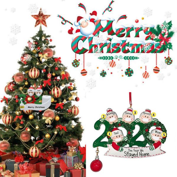 

the party dhl birthdays 2020 decoration quarantine christmas year we state at home gift product personalized family ornament fy4278 orkl