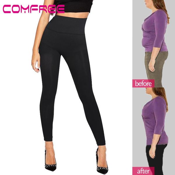 

jeggings похудения поножи талии тренер body shaper высокой талией животика управления трусики узкие брюки бедра триммер ноги shapewear, Black;blue