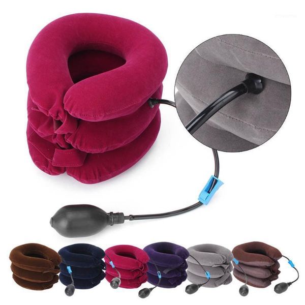 

cervical collar neck relief traction brace support stretcher inflatable comfort1