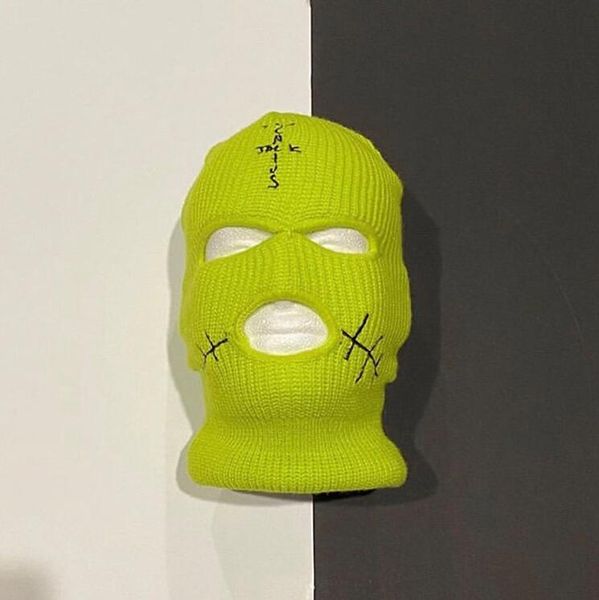 

hip hop travis scott mask cold hat jackboys album peripheral gangster headgear windproof headgear, Blue;gray