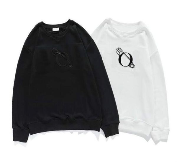 

20fw fashion hoodies for men women sweatshirt with letters fashion mens hoodie homme streetwear hooded 2 colors size m-2xl, Black