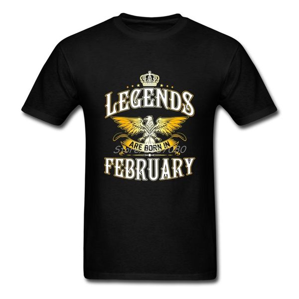 

legends are born in february short sleeve custom 2020 new street wear crewneck 3xl funny sport hooded sweatshirt hoodie men t shirt
