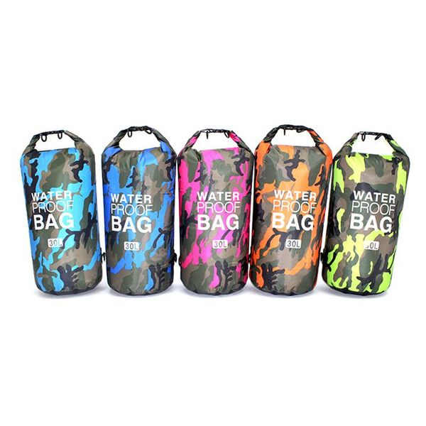 

outdoor gadgets pvc waterproof dry bag 5l 10l 20l 30l diving foldable storage man women beach swimming rafting river ocean backpack