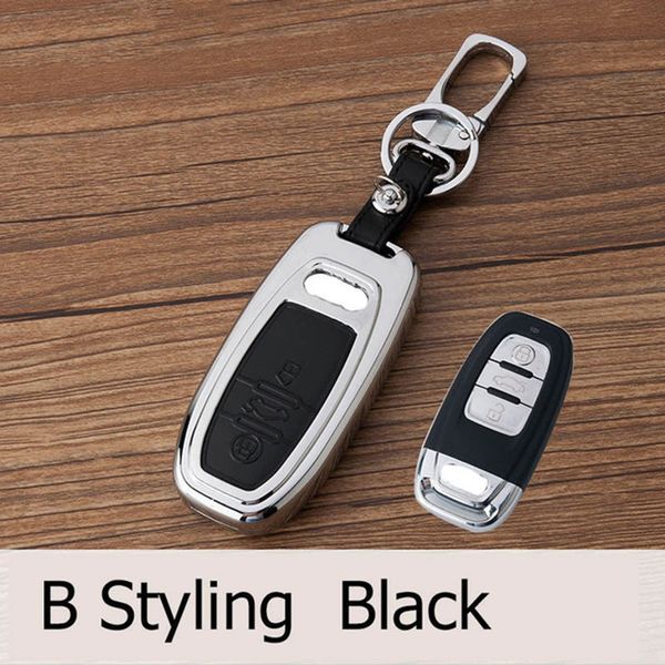 

zinc alloy leather key cover case for audi a3 q5 a1 a4 a5 q3 q7 a6 c5 c6 a7 a8 r8 s4 s5 s6 s7 s8 sq5 rs5 a4l a6l key chain
