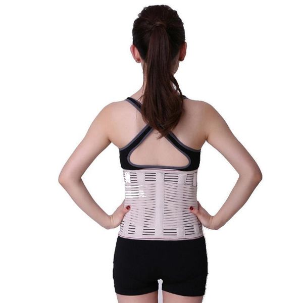 

elastic breathable sport waist protector waist back support, Black;gray