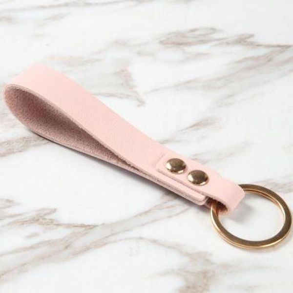 

real cow genuine leather car key chain women men key chains for key rings holder purse pendant trinket bag charm accessories bbyoiz