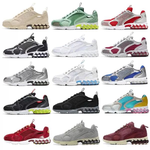 

zoom spiridon cage 2 running shoes air cushion lemon venom pure platinum pistachio frost cardinal red men women sports shoes 36-46 with half