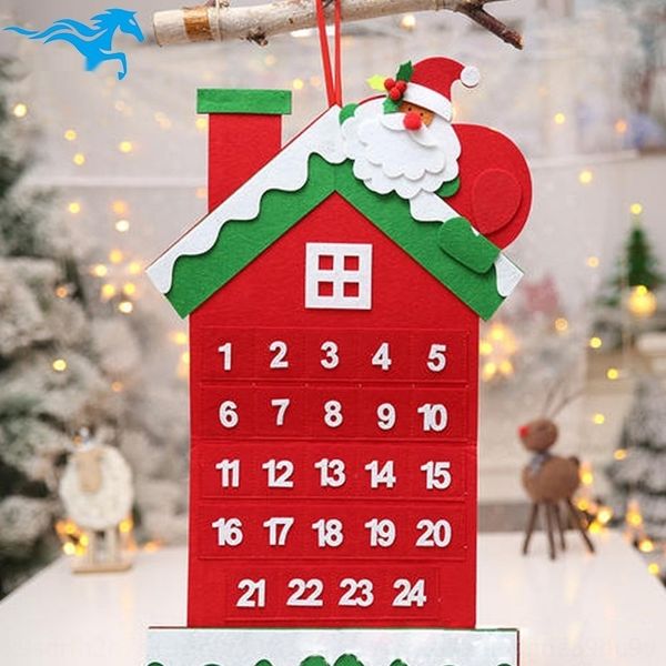 

xwbrz school felt tree 2020 elderly house shape jewelry 2020 felt christmas tree school calendar elderly house shape christmas calendar jewe