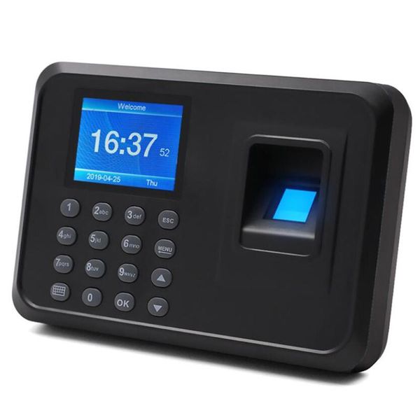 

fingerprint access control biometric time attendance system clock recorder office employee device