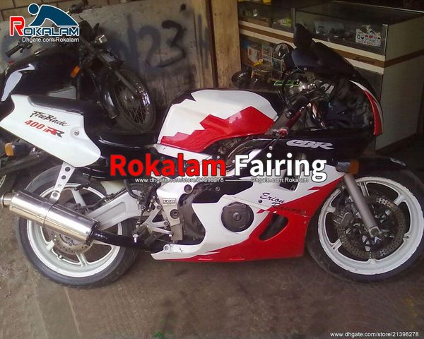 1995 1996 Verkleidungen für Honda 1992 1994 1997 1998 CBR400RR NC29 90-98 Schwarzes Moto-Verkleidungsset CBR 400 RR 1990-1998