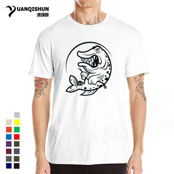 

sport 2018 new funny fishings t-shirt angry fish spoof fish hook tshirt men boutique t shirt 28 colors cotton short sleeves tee shirt