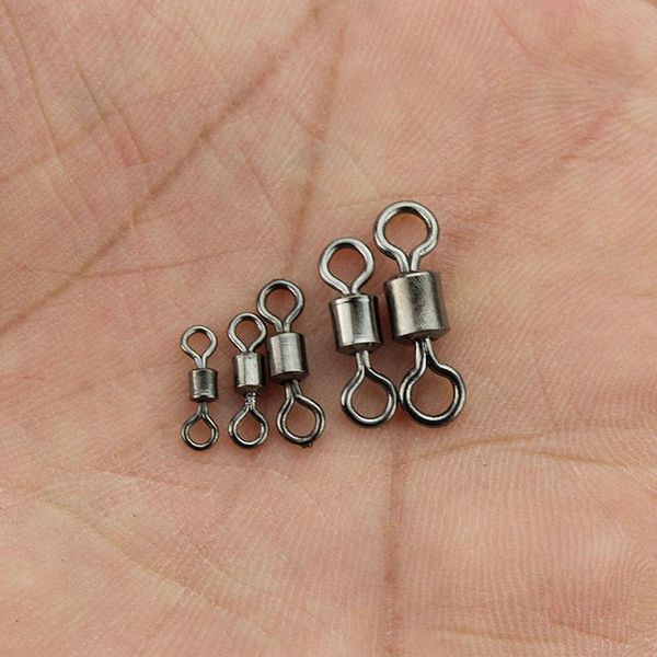 

251pcs / комплект шарнирного кольцо установить медный сплав твердая роллинг поворотный шариковый подшипник массивные кольца для рыбалки пово