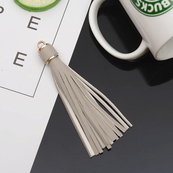 

5pc faux leather long trim tassel fringe diy jewelry make accessories craft tassels handmade garment sewing decoration pendant h jllfmg