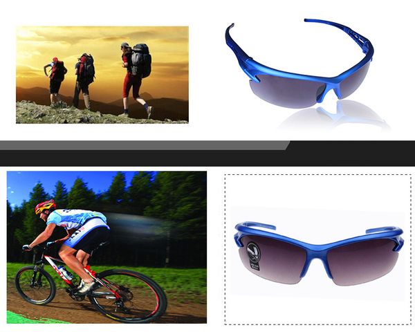 

newnewanti-uv cycling sunglasses eyewear driving bike outdoor goggles wind resistant bicycle men's glasses20217